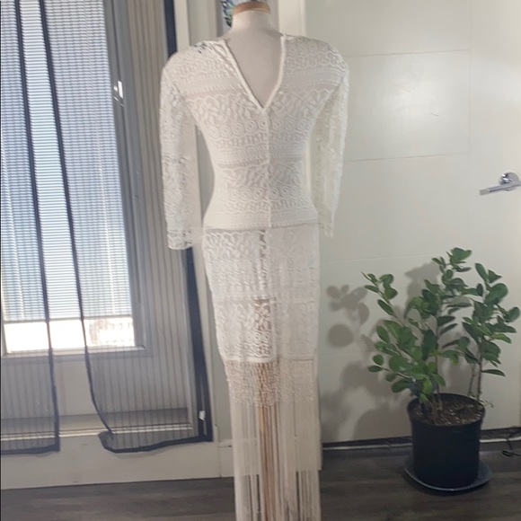 Xs Guess white Lace maxi dress - Picture 6 of 10